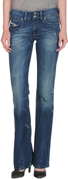 Diesel Denim Trousers in Blue - Lyst