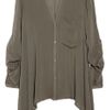 Helmut Lang Lush Voile Top in Gray - Lyst
