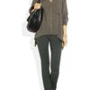 Helmut Lang Lush Voile Top in Gray - Lyst