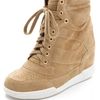 Marc By Marc Jacobs Standard Supply Suede Wedge Sneakers in Beige (sand) - Lyst