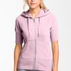 Zella Supersoft Short Sleeve Hoodie in Pink (pink fairytale) - Lyst