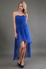 Alexia Admor High Low Dress in Princess Blue