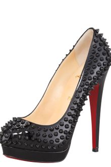 Christian Louboutin Alti Spiked Red Sole Pump - Lyst