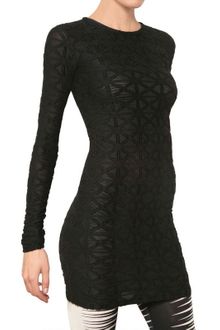 Gareth Pugh Geometric Print Viscose Jersey Dress - Lyst