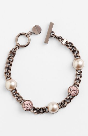 Givenchy Station Pearl Toggle Bracelet - Lyst