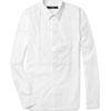 Givenchy Grosgrainbib Cotton Shirt in White for Men - Lyst