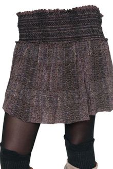 Isabel Marant Pleated Printed Silk Georgette Skirt - Lyst