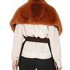 Marni Rex Rabbit On Wool Crepe Shawl in Brown (black) - Lyst