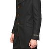 Vivienne Westwood Skull Pin Cashmere Blend Wool Cloth Coat in Black for Men - Lyst