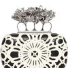 Alexander Mcqueen Leather Short Knuckle Box Clutch in Black - Lyst