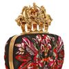 Alexander Mcqueen Embroidered Unicorn Skull Clasp Clutch in Multicolor (multi) - Lyst