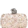 Alexander Mcqueen Skull Flower Jacquard Box Clutch in Beige (nude) - Lyst