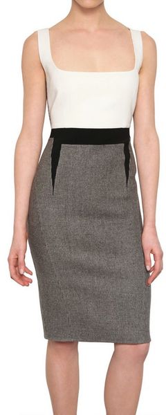 Antonio Berardi Harris Tweed Wool Dress - Lyst