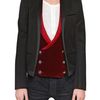 Balmain Wool Gabardine Satin Piping Jacket in Black for Men - Lyst