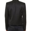 Balmain Wool Gabardine Satin Piping Jacket in Black for Men - Lyst
