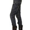 Balmain Biker Pin Tuck Destroyed Jeans in Blue for Men - Lyst