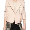 Balmain Quilted Oversize Nappa Leather Jacket in Pink - Lyst