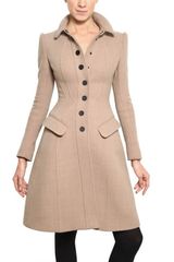 Burberry Prorsum Heavy Wool Jersey Coat