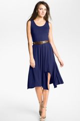 Calvin Klein Belted Jersey Dress