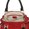 Chloé Grained Leather Marcie with Fringing in Red - Lyst