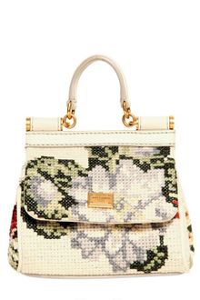 Dolce & Gabbana Mini Miss Sicily Stitched Shoulder Bag - Lyst