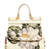 Dolce & Gabbana Mini Miss Sicily Stitched Shoulder Bag in Beige (ivory) - Lyst