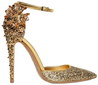 DSquared2 110mm Lalique Crystal and Studs Pumps - Lyst