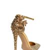 Dsquared2 110mm Lalique Crystal and Studs Pumps in Gold - Lyst