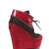Edmundo Castillo 120mm Cranberry Marlene Wedges in Red (cranberry) - Lyst