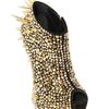 Giuseppe Zanotti 150mm Suede Spiked Sculptural Wedges in Gold (black) - Lyst
