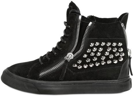 giuseppe zanotti spiked platform sneakers