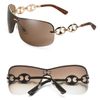 Gucci Rimless Metal Sunglasses in Brown (chocolate) - Lyst