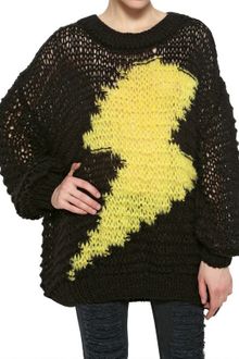 Horace Lightning Loose Wool Knit Maxi Sweater - Lyst