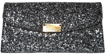 Jimmy Choo Riane Glitter Clutch - Lyst