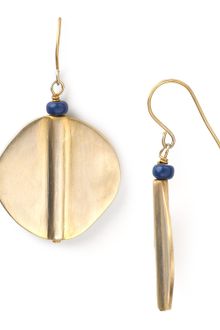 Lauren by Ralph Lauren Lauren By Ralph Lauren Expedition Large Metal Disk Earrings - Lyst