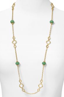 Lauren by Ralph Lauren Seychelles Chain and Jade Necklace  - Lyst