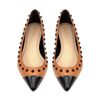 Loeffler Randall Nadine Captoe Flat in Brown (camel) - Lyst