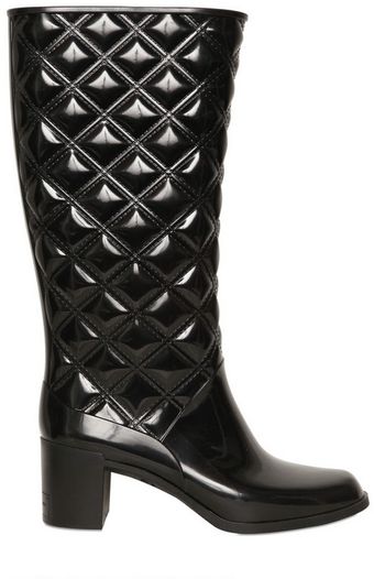 Marc Jacobs Patent Pvc Quilted Pvc Boots - Lyst