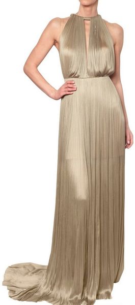 Maria Lucia Hohan Soft Silk Tulle Gown in Gold (green) - Lyst