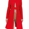 Marni Washed Wool Cloth Coat in Red - Lyst