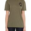 Mcq By Alexander Mcqueen Logo Embellished Tshirt in Khaki (green) - Lyst
