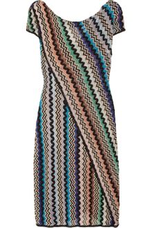 Missoni Giovanna Zigzag Crochetknit Dress - Lyst