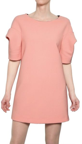 Msgm Techno Alpaca Two Way Stretch Dress in Pink - Lyst