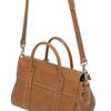 Mulberry Small Bayswater Natural Leather Bag in Brown (oak) - Lyst
