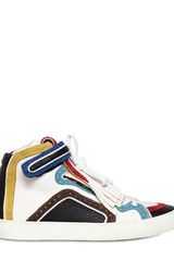 Pierre Hardy Limited Grained Calf Dandyrama Sneakers