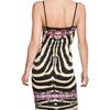 Roberto Cavalli Printed Stretch Matte Satin Silk Dress in Multicolor (zebra) - Lyst