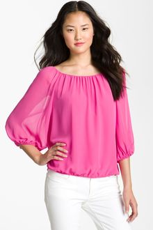 Vince Camuto Peasant Blouse - Lyst