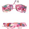 Zimmermann Hawaiian Print Halter Neck Bikini in Multicolor (fuchsia) - Lyst