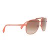 Alexander Mcqueen Coral Metal Frame Aviators in Red (coral) - Lyst