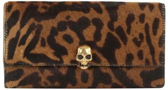 Alexander McQueen Pony Zip Wallet - Lyst